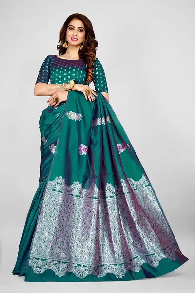 Beautiful Lichi Silk Jacquard Work Saree for Women