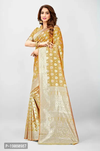 Stylish Art Silk Saree With Blouse piece-thumb3