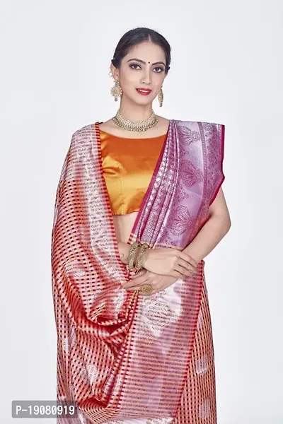 Stylish Art Silk Saree With Blouse piece-thumb3