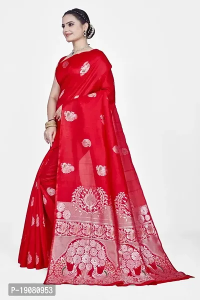 Stylish Art Silk Saree With Blouse piece-thumb4