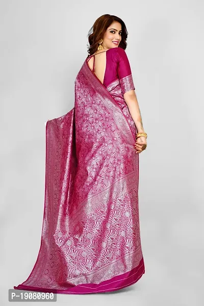 Stylish Art Silk Saree With Blouse piece-thumb2