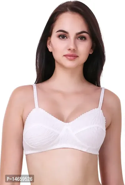 Women Full Coverage Non Padded Branbsp;nbsp;(White)-thumb0