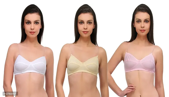 Bra  Combo For Women Pack Of 3(Transparent Straps)