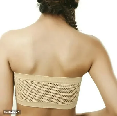 Trendy Spandex Mix Viscose Tube Bra-thumb3