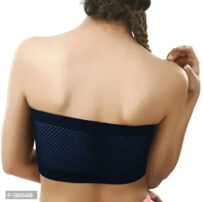 Trendy Spandex Mix Viscose Tube Bra - Pack Of 2-thumb3