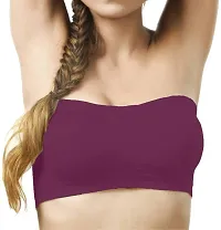 Trendy Spandex Mix Viscose Tube Bra - Pack Of 2-thumb1