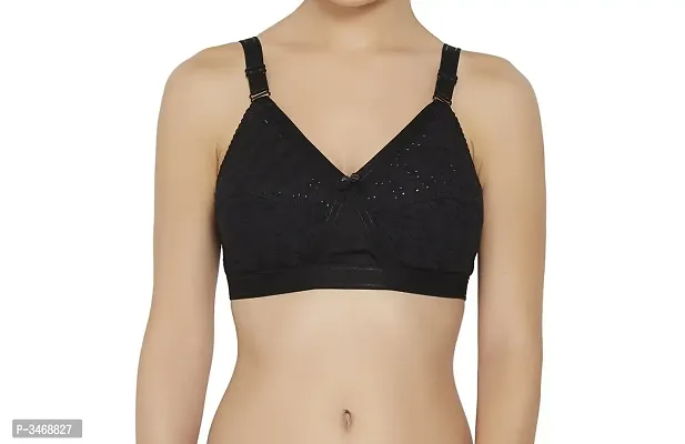 Women Cotton Chicken Work Full covered Bra