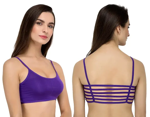 Free size comfortable stretchable light padded sports bra