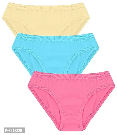 Women Multicoloured Cotton Basic Briefs Pack Of 3-thumb0