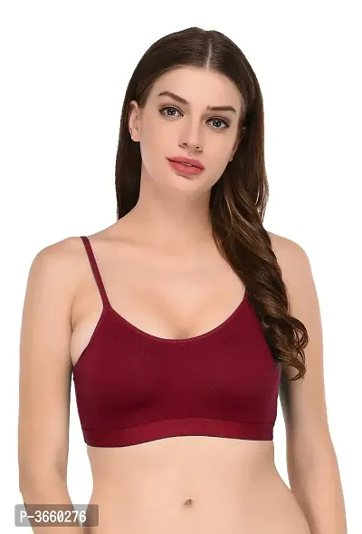 Womens Hosiery Non Padded Sports Bra-thumb0