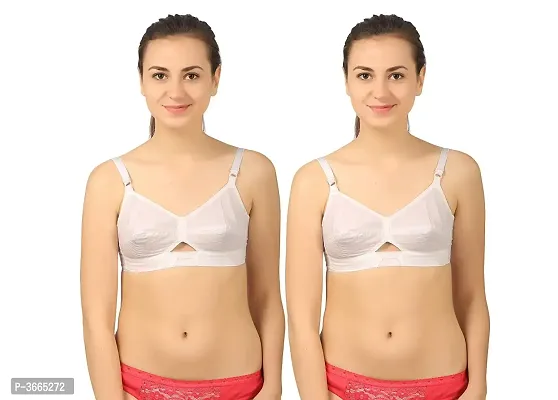 Cotton Basic Bras Pack Of 2-thumb0