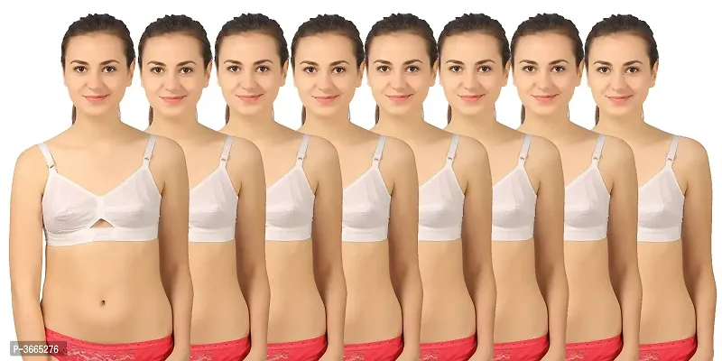 Cotton Basic Bras Pack Of 8