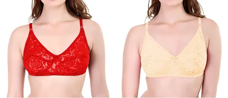 Trendy Women's Net Bra Set