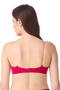 Womens Hosiery  Trasparent Back  Non Padded Bra-thumb1