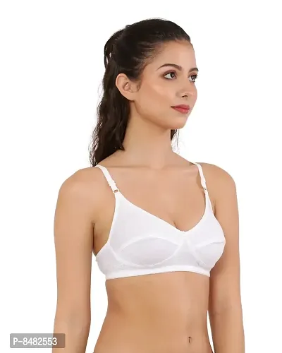 Multicoloured Non Wired Non-Padded Bras(Pack of 3)-thumb5