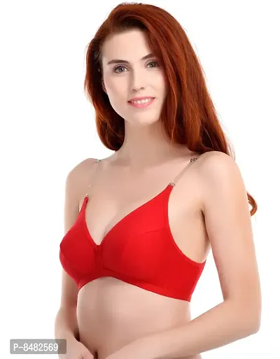 Multicoloured Everyday  Non-Padded Bras(Pack of 3)-thumb5