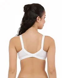 White Non Wired Non-Padded Bras(Pack of 3)-thumb1