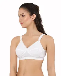 White Non Wired Non-Padded Bras(Pack of 3)-thumb4