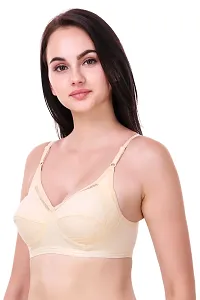 Multicoloured Non Wired Non-Padded Bras(Pack of 3)-thumb3