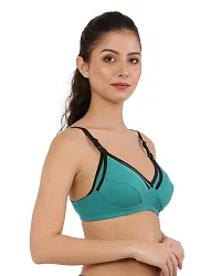 Multicoloured Non-Padded Nursing  Bras(Pack of 3)-thumb4