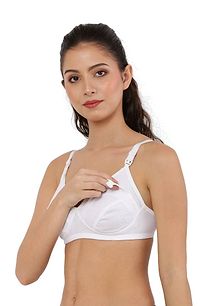 Multicoloured Non-Padded Nursing  Bras(Pack of 3)-thumb2