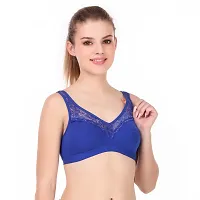 Multicoloured Non Wired Non-Padded Bras(Pack of 3)-thumb4