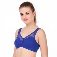 Multicoloured Non Wired Non-Padded Bras(Pack of 3)-thumb3