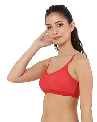 Multicoloured Non Wired Non-Padded Bras(Pack of 6)-thumb2