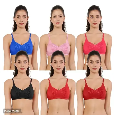 Multicoloured Net Other Bras For Women