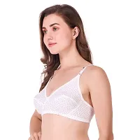 White Basic Non-Padded Bras(Pack of 6)-thumb3