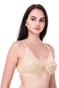 Multicoloured Lace Non-Padded Bras(Pack of 6)-thumb4