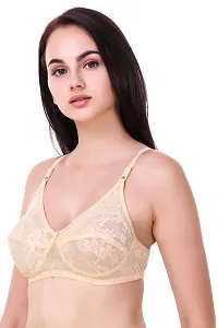 Multicoloured Lace Non-Padded Bras(Pack of 6)-thumb3