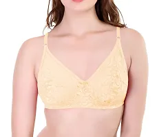 Multicoloured Net  Non-Padded Bras(Pack of 6)-thumb2