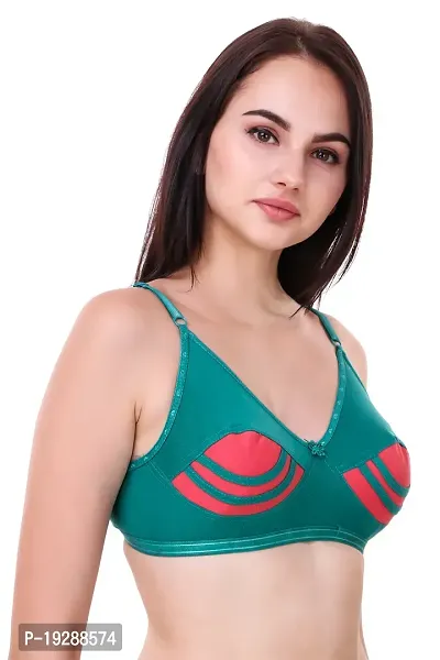 Buy Stylish Multicoloured Cotton Hosiery Solid Bras For Women Pack Of 6  Online In India At Discounted Prices