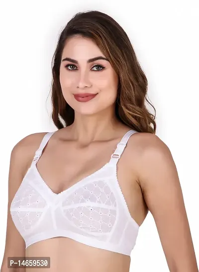 Women Full Coverage Non Padded Branbsp;nbsp;(White)-thumb3