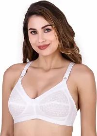 Women Full Coverage Non Padded Branbsp;nbsp;(White)-thumb2