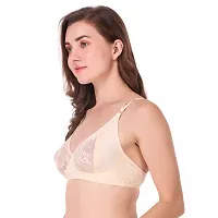 Stylish Multicoloured Cotton Hosiery Solid Bras For Women Pack Of 3-thumb2