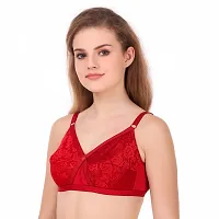 Stylish Multicoloured Net Solid Bras For Women Pack Of 6-thumb3