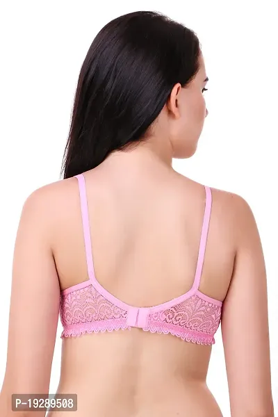 Stylish Multicoloured Net Solid Bras For Women Pack Of 6-thumb2