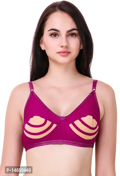 Women Full Coverage Non Padded Branbsp;nbsp;(Purple)-thumb0