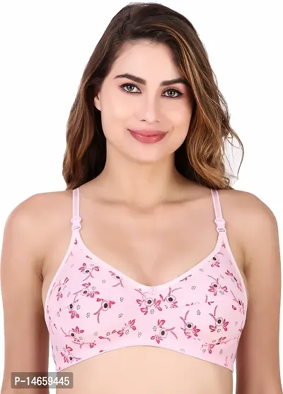 Buy Styfun Cotton Lycra Net Bra Non-padded, Non-wired, Floral Print, Bra  For Women Combo Pack Girls Everyday, Bralette Green Pack Of 1, Cup B, Size-  36 Online In India At Discounted Prices
