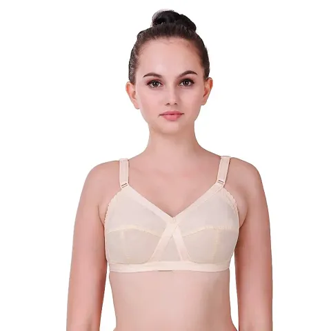 Stylish Hosiery Solid Bra For Women