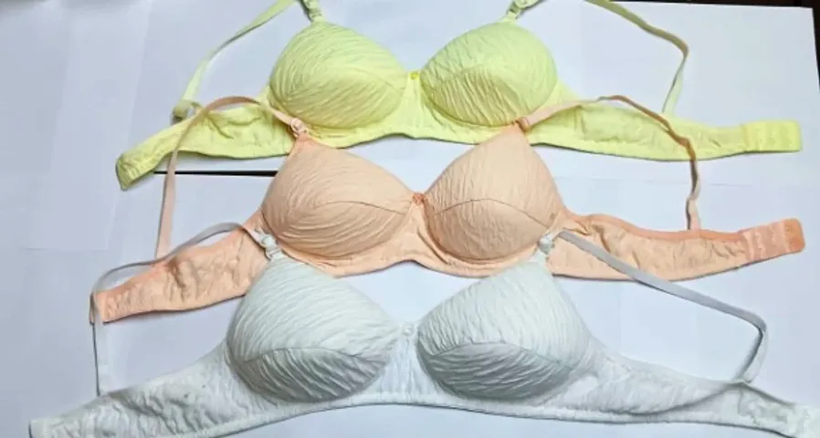 Hosiery Solid Bras For Women