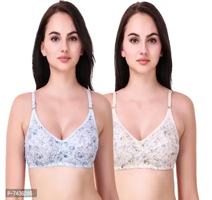 Womens Non Padded printed Bra-thumb0