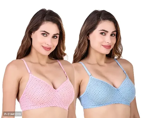 Womens Padded Push-up Bra (Pack of 2)