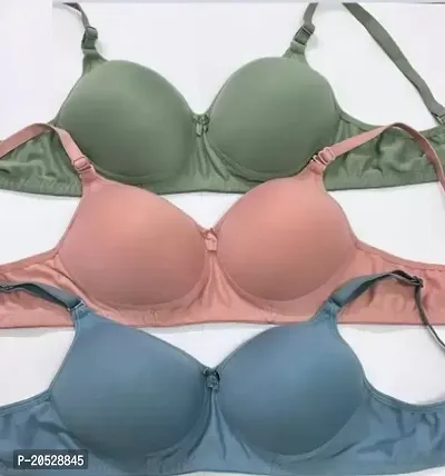 Pack Of 3 Padded Bras For Women