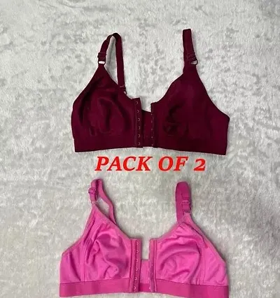 Front Open Bra for women pack of 2