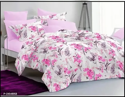 Comfortable Cotton Double Bedsheet With Pillow Covers