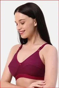 VEERAENTERPRISEES Women's Cotton Non-Padded Non-Wired Regular Everyday Bra (Multicolor) {Pack of 6} Size :- 28-thumb1