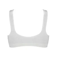VEERAENTERPRISEES Women's Cotton Non-Padded Non-Wired Regular Everyday Bra (White) (Pack of 1} Size :- 36-thumb1